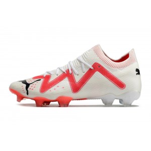 Puma Future Ultimate FG/AG Breakthrough - White/Red/Fire Orchid