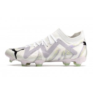 Puma Future Ultimate FG/AG Brilliance - White/Black/Spring Lavender
