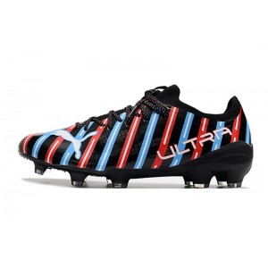 Puma Ultra 1.4 FG/AG Barbershop - Black/White/Blue/Red