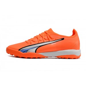 Puma Ultra Ultimate Cage TF Soccer Cleats Supercharge - Orange/White/Blue