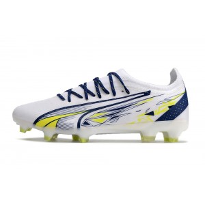 Puma Ultra Ultimate FG/AG Christian Pulisic - White/Yellow/Royal Blue