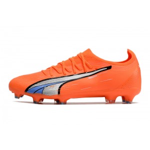 Puma Ultra Ultimate FG/AG Soccer Cleats Supercharge - Orange/White/Blue