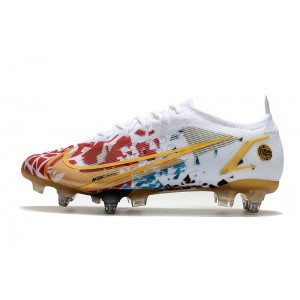 Nike Mercurial Vapor 14 Elite SG-PRO 'CR110' - White/Gold