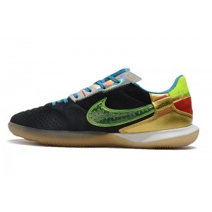 Nike Streetgato IC - Black/Volt/Blue/Metallic Vivid Gold
