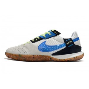 Nike Streetgato IC - White/Lite Photo Blue/Black/Lime Glow