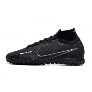Nike Air Zoom Mercurial Superfly 9 Elite TF Turf - Black/White/Green