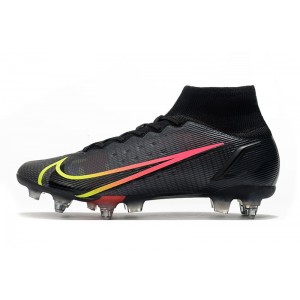 Nike Mercurial Superfly 8 Elite SG 'Black x Prism' - Black/Yellow/Red