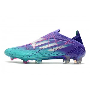 Adidas X SpeedFlow + FG 'Champions Code' - Purple/Silver/Sky Blue