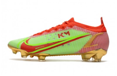 Nike Mercurial Vapor 14 Elite FG Mbappe KM10 'WATTS' -  Green / Red / Gold