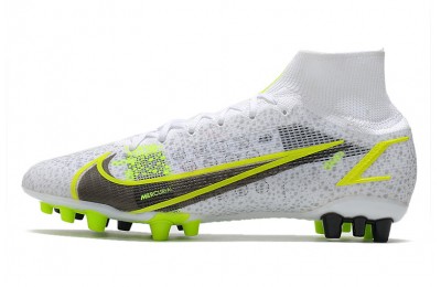 Kids Nike Mercurial Superfly 8 Elite AG Silver Safari