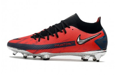 Nike Phantom GT Elite DF FG x Skepta Bloody Chrome - University Red / Silver / Black