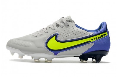 Nike Tiempo Legend 9 Elite FG Recharge - Grey/Volt