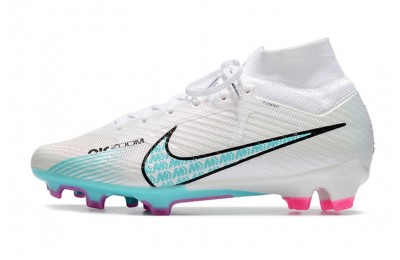 Nike Air Zoom Mercurial Superfly 9 Elite FG - White/Blue/Laser Pink