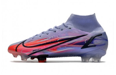 Nike Mercurial Superfly 8 Mbappé 'Km Flames' - Purple / Black / Red