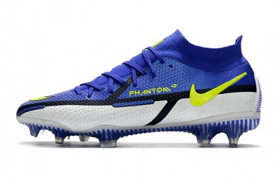 Nike Phantom GT 2 Elite DF FG Recharge - Blue / Grey  /Volt