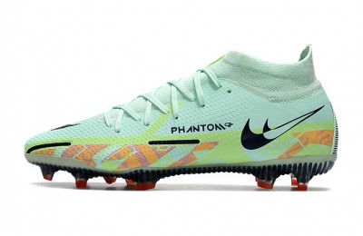 Nike Phantom GT 2 Elite DF FG Bonded - Barely Green/Blackened Blue/Orange