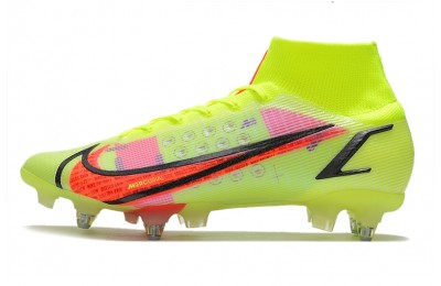 Nike Mercurial Superfly 8 'Motivation Pack' SG - Yellow / Bright Crimson / Black