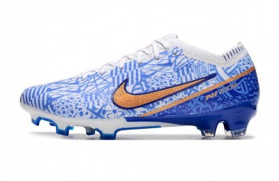 Nike Air Zoom Mercurial Vapor 15 Elite FG CR7 - White/Blue/Gold
