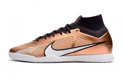 Nike Air Zoom Mercurial Superfly 9 Elite IC - Metallic Copper/Black/White