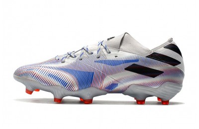 Adidas Nemeziz Messi Rey Del Balon .1 FG - Silver Black Scarlet