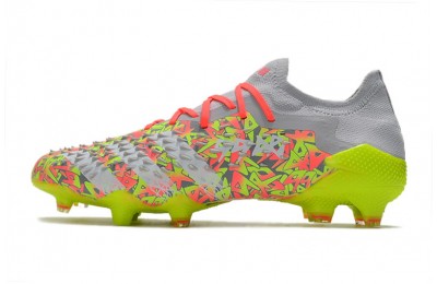 Adidas Predator Freak .1 Low FG Numbers Up - Grey / White / Solar Yellow