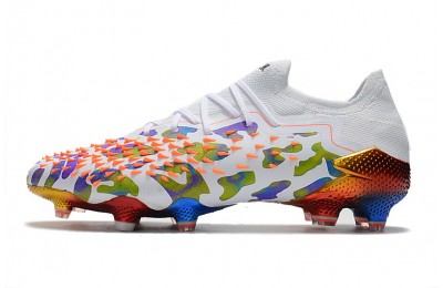 Adidas Predator Freak .1 Low FG Paul Pogba X Stella McCartney - White / Black / Orange