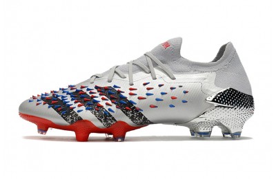 Adidas Predator Freak .1 Low FG Showpiece - Silver / Black/ Red / Blue