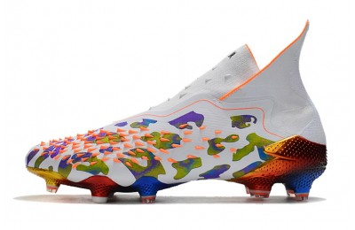 Adidas Predator Freak+ FG Paul Pogba X Stella McCartney - White / Black / Orange