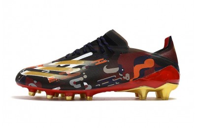Adidas X Ghosted.1 AG Chinese New Year - Core Black / Gold Metallic / Scarlet