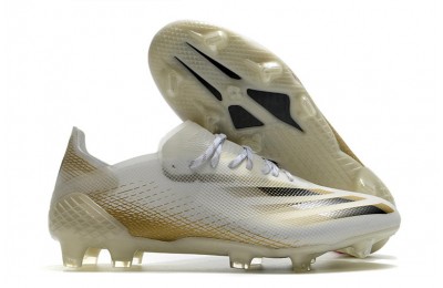 Adidas X Ghosted.1 FG - White / Black / Gold