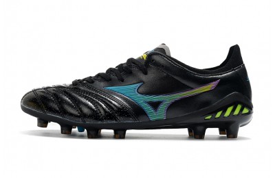Mizuno Morelia Neo III Japan Fg Cyber Pack - Black / Blue Atoll