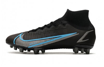 Nike Mercurial Superfly 8 Elite AG - Black / Blue