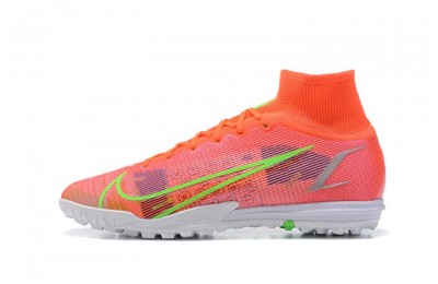 Nike Mercurial Superfly 8 Elite TF - Bright Crimson/Metallic Silver