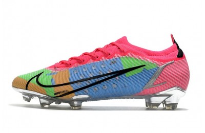 Nike Mercurial Vapor 14 Elite FG - White Black Pink Mulitcolor Silver