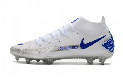 Nike Phantom GT Elite DF FG 'Bonucci' - White/ Blue / Silver