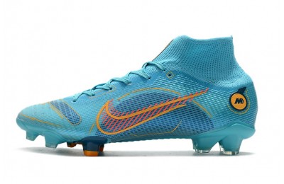 Nike Mercurial Superfly 8 Elite FG 'Blueprint' - Chlorine Blue / Orange / Marina