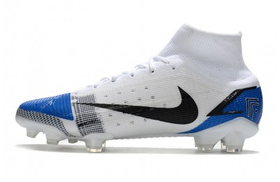 Nike Mercurial Superfly 8 Elite FG 'Travis Scott x Fragment' - White / Blue