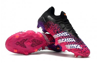 Adidas Predator Freak.1 Low FG - Core Black / White / Shock Pink