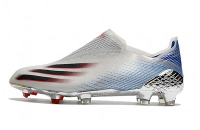 Adidas X Ghosted+ FG - Silver Metallic / Core Black / Shock Pink