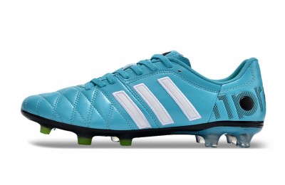 Adidas Adipure 11Pro FG Soccer Cleats - Solar Blue/White/Black