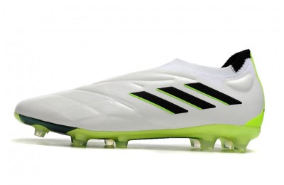 Adidas Copa Pure+ Laceless FG Crazyrush Pack - Footwear White/Core Black/Lucid Lemon