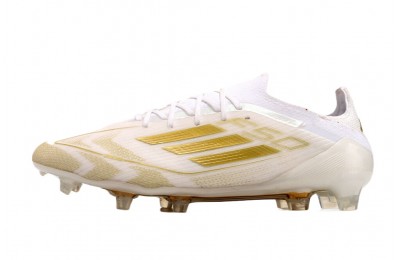 Adidas F50 Elite Laces FG Day Spark Pack - White/Gold Metallic