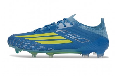 Adidas F50 Elite With Lace FG Ice Cold Precision Pack - Ice Blue/Yellow