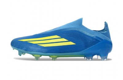 Adidas F50 Ice Cold Precision Elite Laceless FG - Lucid Ray Blue/Team Solar Yellow