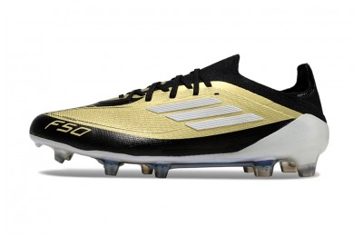 Adidas F50 Messi Elite Laced FG Triunfo Dorado - Gold Metallic/White