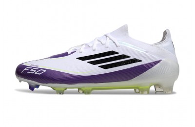 Adidas F50 Messi Elite Laces FG Triunfo Estelar Pack - White/Black/Purple