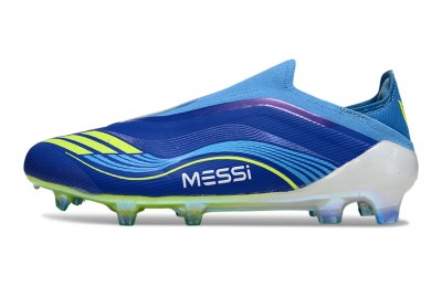 Adidas F50 Messi VIS10N Elite Laceless FG - Blue/Yellow