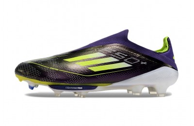 Adidas F50+ Fast Reborn Pack Laceless Elite FG - Unity Purple/Lucid Lemon/White