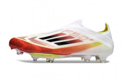 Adidas F50+ Laceless Pure Victory Pack Elite FG - White/Black/Yellow