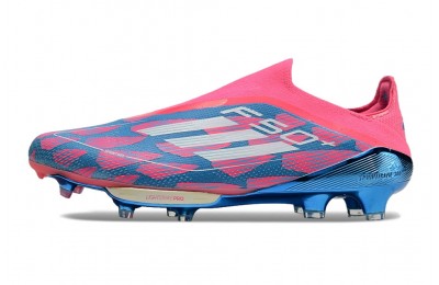 Adidas F50+ Laceless Reemergence Pack Elite FG - Blue/White/Solar Pink